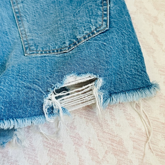 American Eagle  |  Highest Rise '90's Boyfriend Short bright vintage  sz 00 - Picture 9 of 11